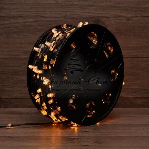 Гирлянда "LED ClipLight" 12V 150 мм,  цвет диодов Желтый