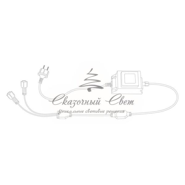 Трансформатор 230В - 24В,  80 Вт,  2 подключения по 50 м NEON-NIGHT