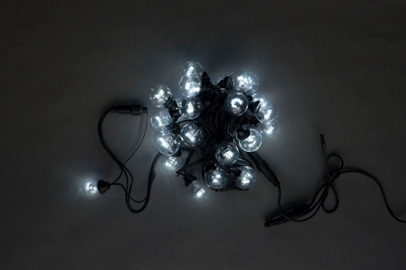 Белт-лайт с лампами LED-2BLR-40CM-10M-240V-W белый/черный пр.