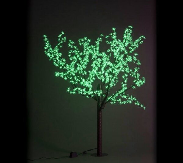 Сакура светодиодная 972LED, H1,9м D1,5м, зеленое