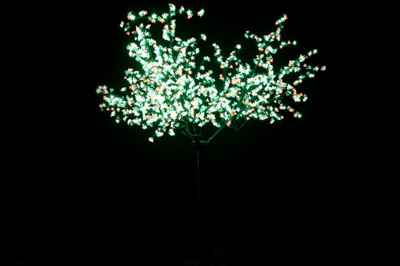 Сакура светодиодная 1728LED, H2,5м D2,0м, мульти