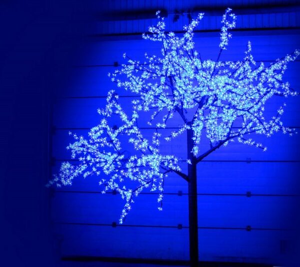 Сакура светодиодная 2688LED, H3,6м D3,0м, синее